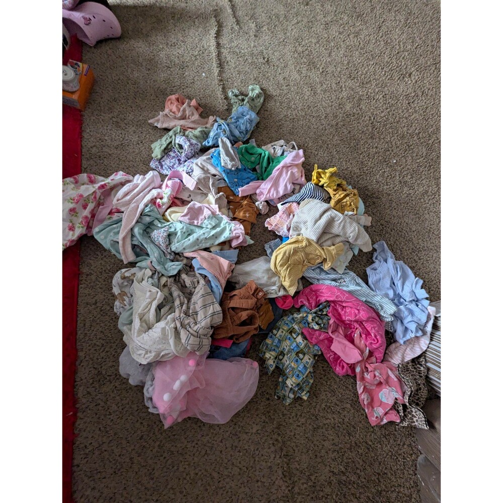 Mixed Brands Baby Toddler Girls Clothes Lot Sizes NB-3T Casual Bulk